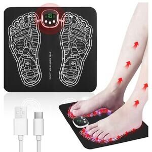 Foot Massager EMS Mat Massage Plantar Fasciitis Circulation Pain Relief Mat
